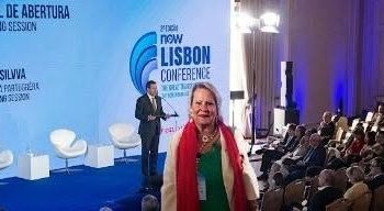 Lígia Pinto de Almeida destacó en Lisboa el llamado del Pte Seguro a defender la verdad, la democracia y la autonomía europea