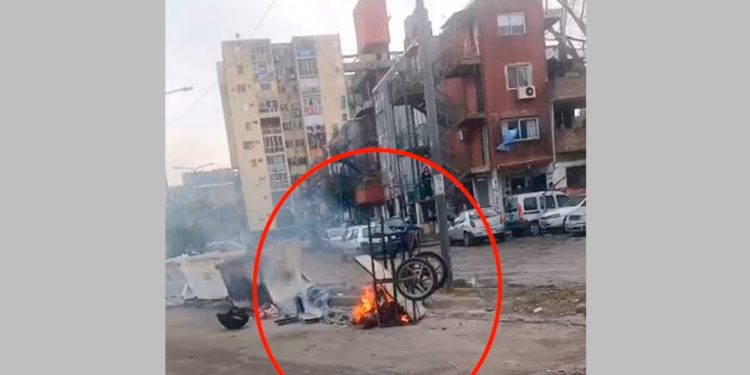 Ejecutado y quemado en Fuerte Apache: el crimen qué expone la guerra narco