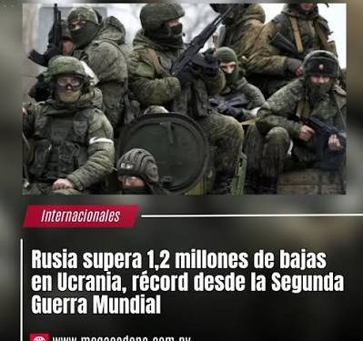 Rusia paga con sangre la invasión a Ucrania: las bajas militares ya superan los dos millones