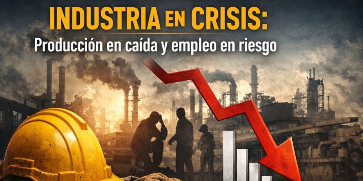 La industria volvió a caer en mayo y el repunte se da casi exclusivamente por petróleo y químicos básicos
