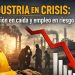 La industria volvió a caer en mayo y el repunte se da casi exclusivamente por petróleo y químicos básicos