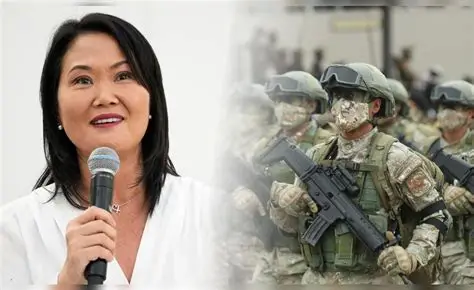Keiko Fujimori incorpora a los veteranos de la lucha antiterrorista a la Parada Militar y promete saldar una deuda histórica