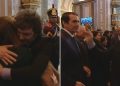 Milei abrazó a Bullrich, esquivó saludar a senador de LLA y García Cuerva habló de corrupción