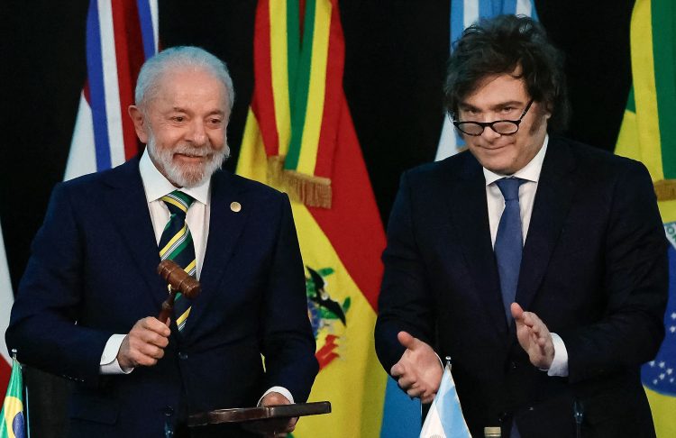 ARGENTINA-MERCOSUR-SUMMIT-MILEI-LULA DA SILVA