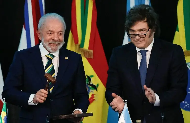 ARGENTINA-MERCOSUR-SUMMIT-MILEI-LULA DA SILVA