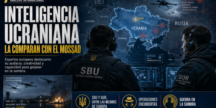 La inteligencia ucraniana fue comparada con el Mossad y quedó entre las cuatro mejores de Europa