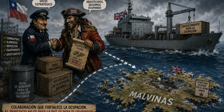 Chile abre otra vía de apoyo logístico a Malvinas y facilita la permanencia británica en el Atlántico Sur