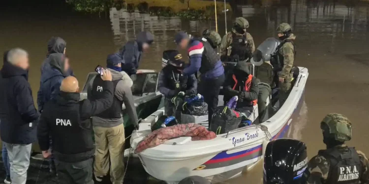 Golpe de Prefectura al narco en la Hidrovía: 499 kilos, cinco presos y una ruta hacia Europa