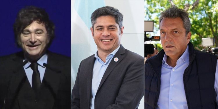 Kicillof acecha a Milei y Massa queda nueve puntos atrás en la carrera por 2027