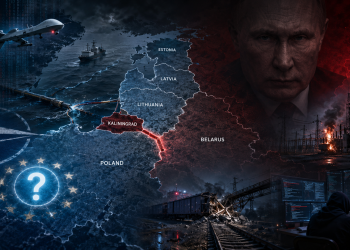 “Una bomba, un drone, una duda: la posible estrategia de Putin contra la OTAN”.