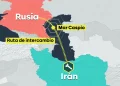 Rusia reabastece armas a Irán por donde Occidente no puede entrar