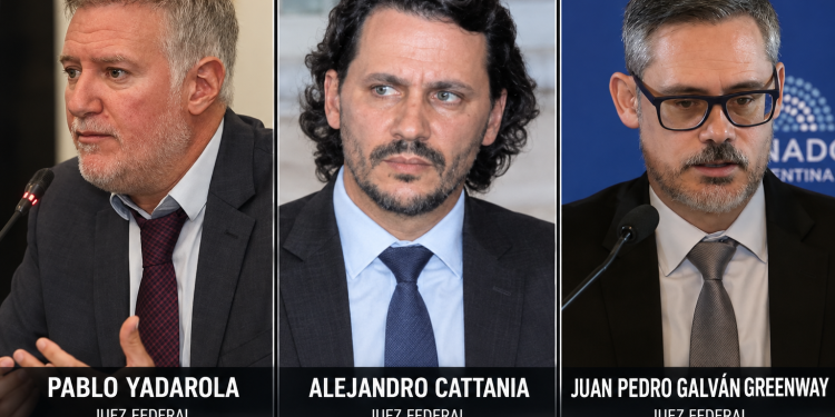 Las puertitas de los Jueces Yadarola, Cattania y Galván Greenway
