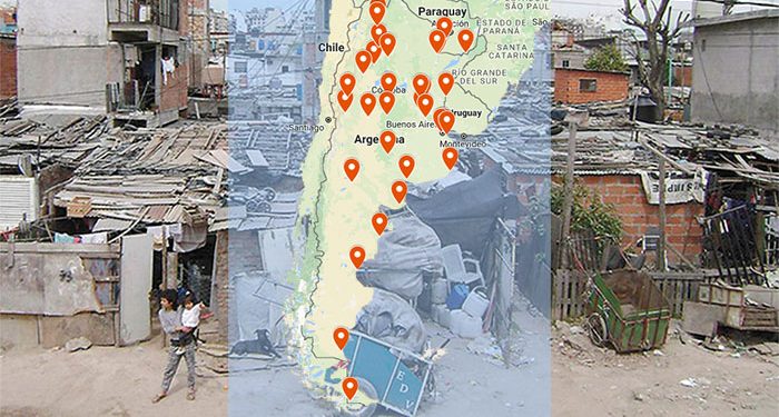 Pobreza en rojo: 16 centros urbanos superan el 35% y Concordia perfora el 56%