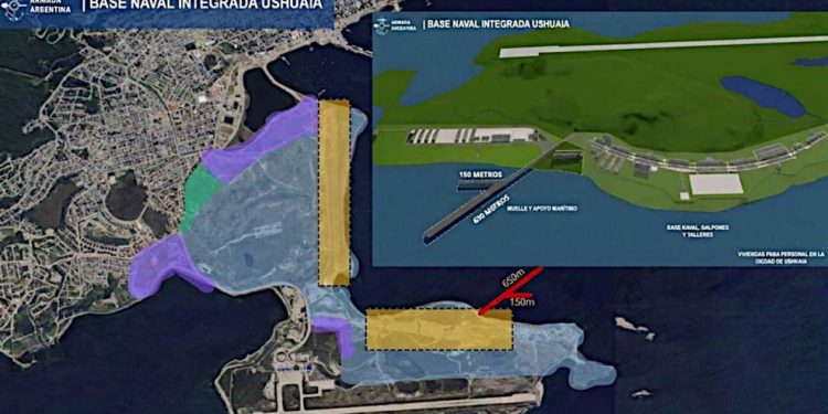 Malvinas y Antártida: Milei pone más de $300.000 millones en la Base Naval de Ushuaia
