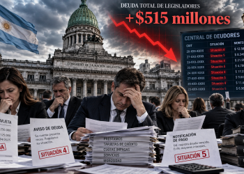 Los morosos que legislan: diputados y senadores deben más de $515 millones