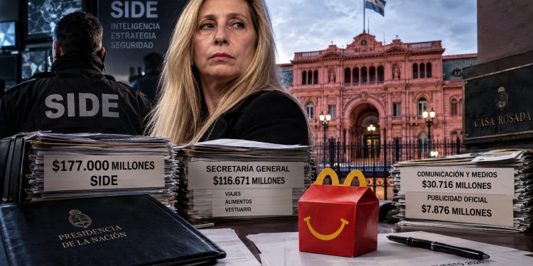 Las cajas de Presidencia: $4.112 millones en viajes, $7.876 millones en publicidad y en SIDE $177.000 millones y no se sabe para qué