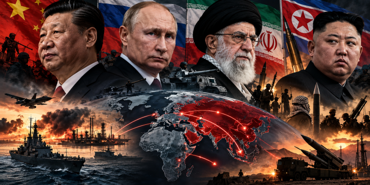 El eje del peligro: China, Rusia, Irán y Corea del Norte desafían el orden mundial