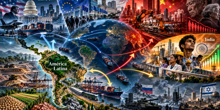 La nueva guerra por el poder mundial: China envejece, India avanza y América Latina queda entre dos gigantes