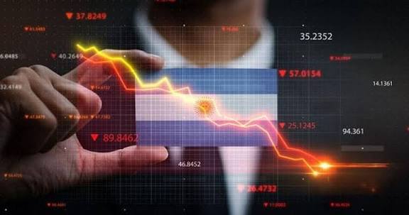Cae riesgo país y bonos y acciones rebotan mientras el Banco Mundial recorta el crecimiento argentino