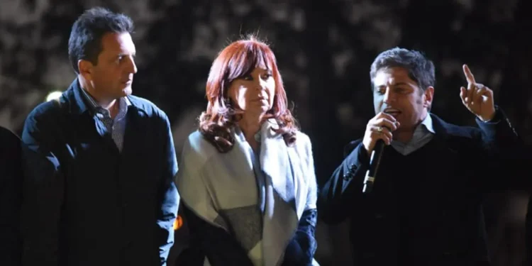 Cristina y Massa cercan a Kicillof: guerra abierta por el control del peronismo