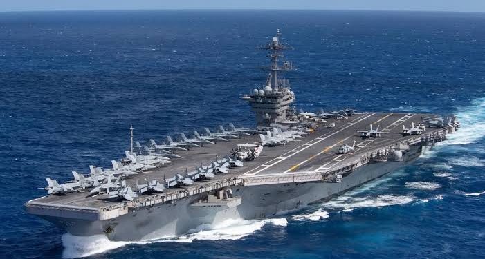 Estados Unidos concentra tres portaaviones frente a Irán y lleva su despliegue al mayor nivel desde 2003