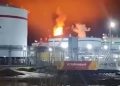 Ucrania incendia una terminal petrolera rusa horas después del pacto de Trump con Putin