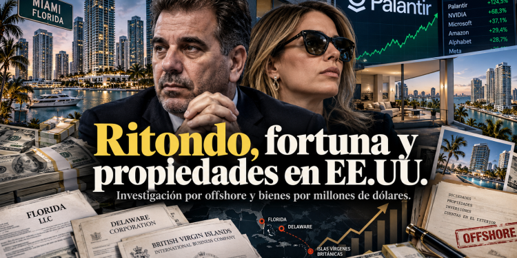 Ritondo: $10.462 millones, offshore bajo investigación y una curiosa apuesta por Palantir